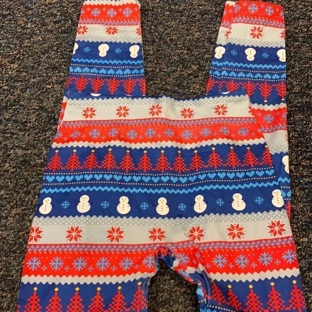 Christmas leggings sz. S